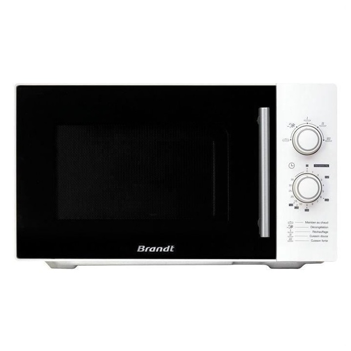 Micro-ondes monofonction BRANDT SM2602W - Blanc - 26 L - 5 niveaux de