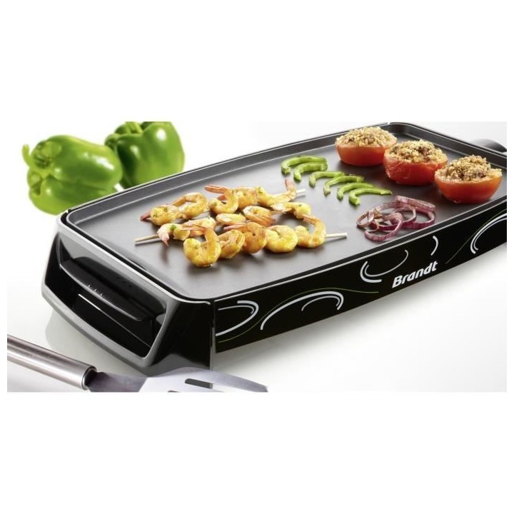 BRANDT Plancha électrique 2200 watts thermostat réglable PLA1322N ba
