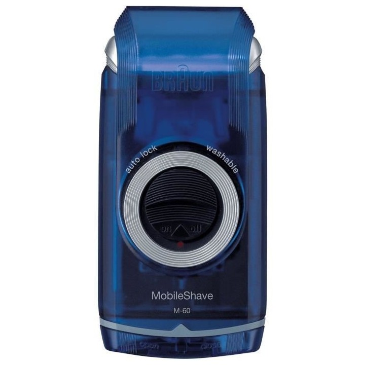 Rasoir portable BRAUN M60b - Feuille - Technologie smart foil - Capot