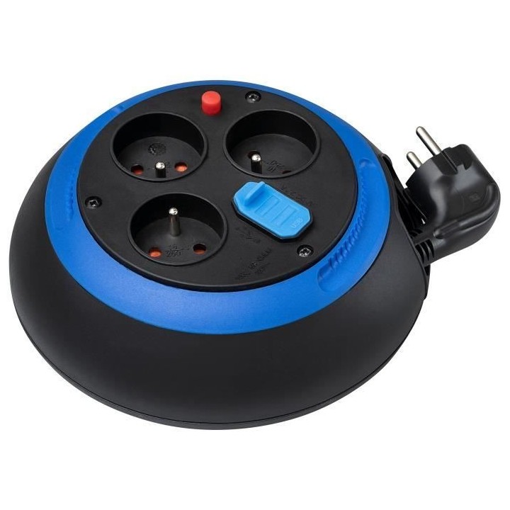 Enrouleur de câble DESIGN BOX CL-S BRENNENSTUHL 3m - 3 prises + USB -