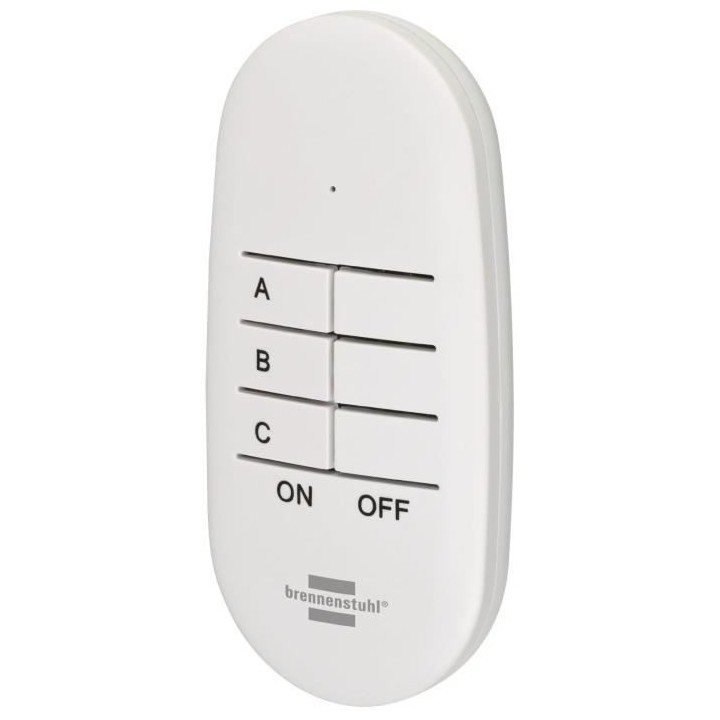 Brennenstuhl Lot de 3 mini prises de courant télécommandées program