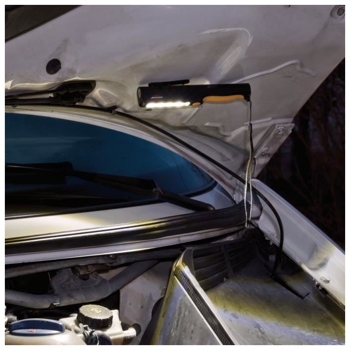 Lampe torche - BRENNENSTUHL - Clip 4+1 LED rechargeable - 210+50 lumen