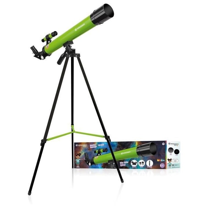 Lunette astronomique 45/600 AZ - BRESSER JUNIOR - Grossissement jusqu'