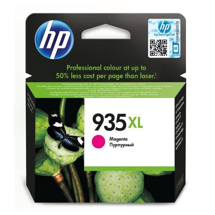 HP 935XL Cartouche d'encre magenta grande capacité authentique (C2P25