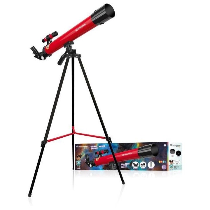 Lunette astronomique 45/600 AZ - BRESSER JUNIOR - Grossissement jusqu'