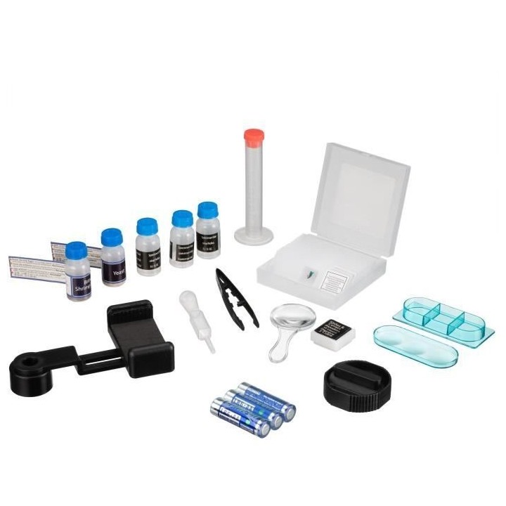 Microscope 40x-640x - BRESSER JUNIOR - Éclairage LED - kit d'expérim