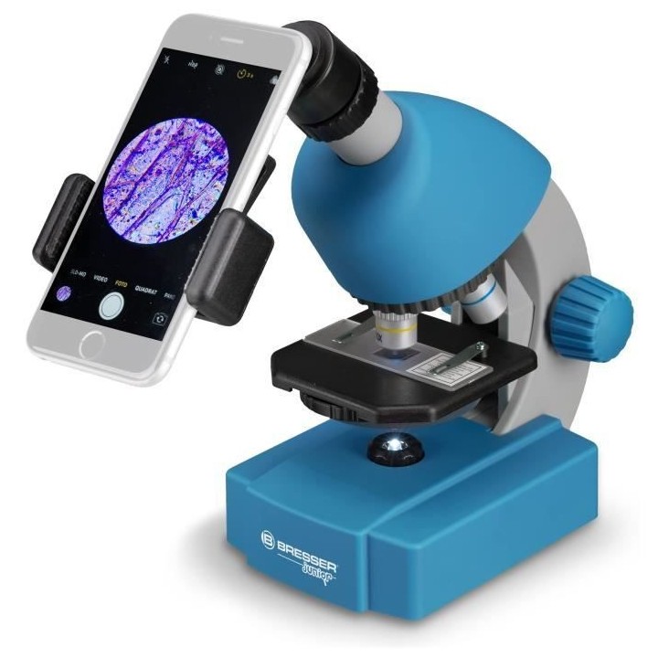 Microscope 40x-640x - BRESSER JUNIOR - Éclairage LED - kit d'expérim
