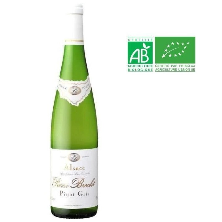 Pierre Brecht 2021 Pinot Gris Réserve - Vin blanc d'Alsace