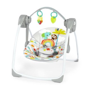 BRIGHT STARTS Playful Paradise balancelle portable pour bébé, compac