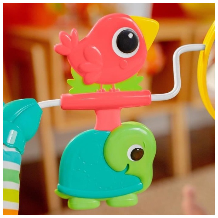 BRIGHT STARTS Transat bébé Animaux, Vibrations apaisantes, Arche d'