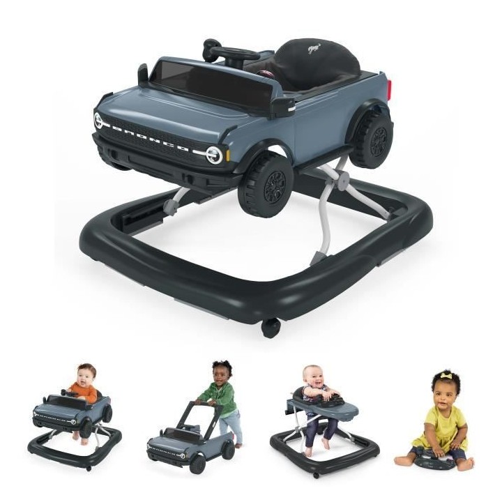 BRIGHT STARTS Trotteur et centre d'activités Ford Bronco 4-en-1, joue