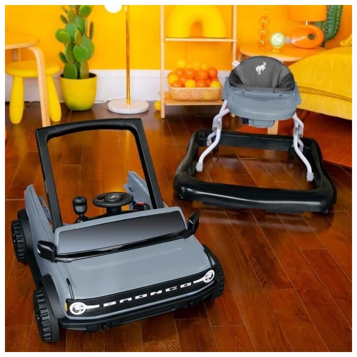 BRIGHT STARTS Trotteur et centre d'activités Ford Bronco 4-en-1, joue