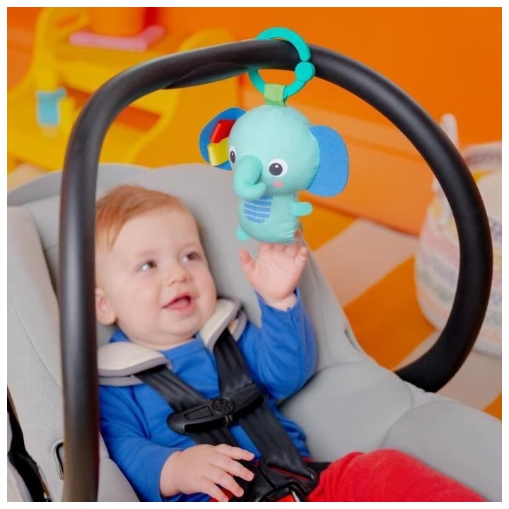 BRIGHT STARTS Tapis d'éveil et d'activités Jungle Vert, 5 jouets inc