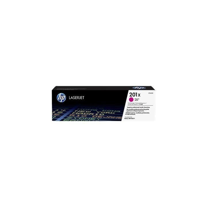 HP 201X Cartouche de toner magenta LaserJet grande capacité authentiq
