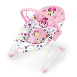 DISNEY BABY Transat Minnie Confettis, Vibrations, 2 Jouets, Harnais 3
