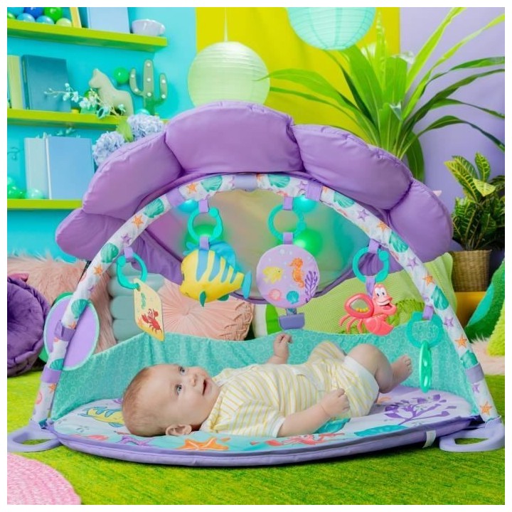 DISNEY BABY Tapis d'Eveil Petite Sirene, Musique et Lumieres, Jouets i