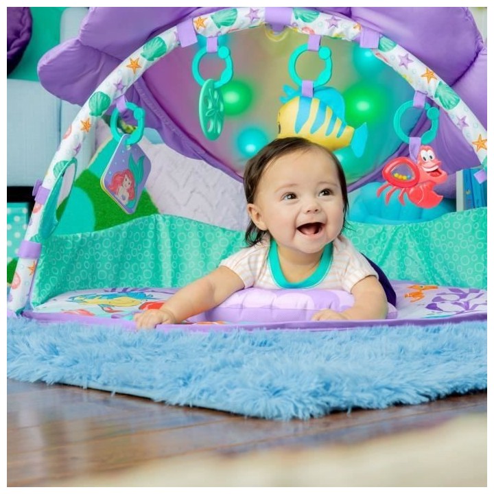 DISNEY BABY Tapis d'Eveil Petite Sirene, Musique et Lumieres, Jouets i