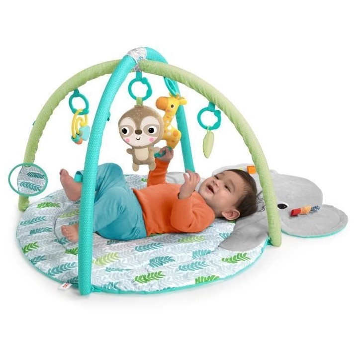 BRIGHT STARTS Tapis d'éveil Hug ‘n Cuddle™, éléphant