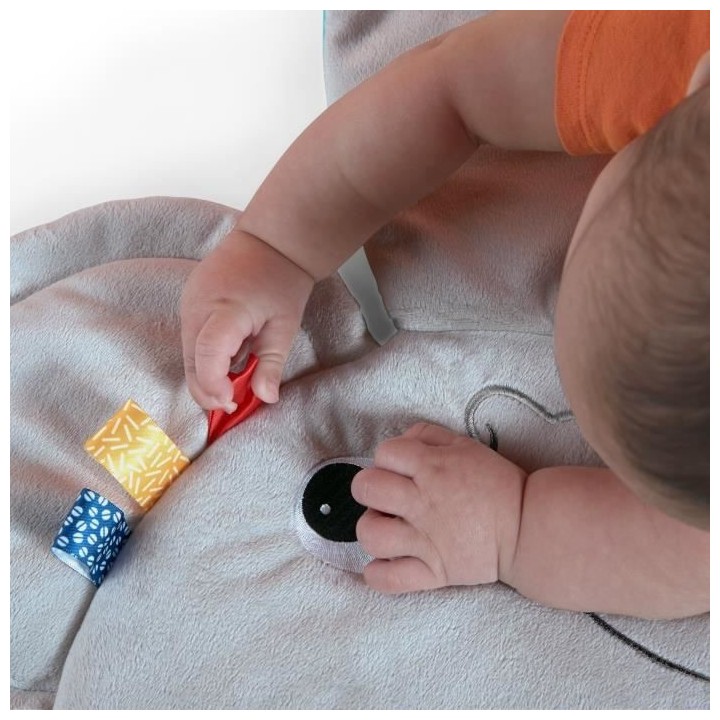 BRIGHT STARTS Tapis d'éveil Hug ‘n Cuddle™, éléphant