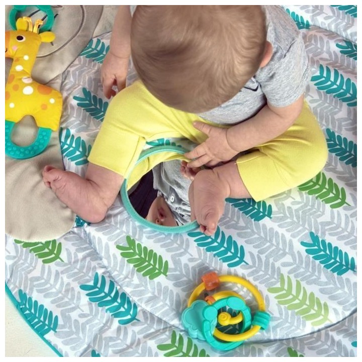 BRIGHT STARTS Tapis d'éveil Hug ‘n Cuddle™, éléphant