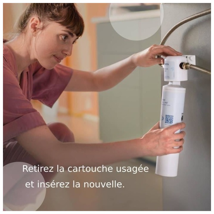 Cartouche filtrante - BRITA - Mypure SLIM V-MF - 8000 L d'eau filtrée