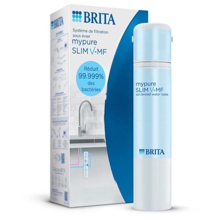 Systeme de filtration de l'eau - BRITA - Mypure SLIM V-MF - 2 pression