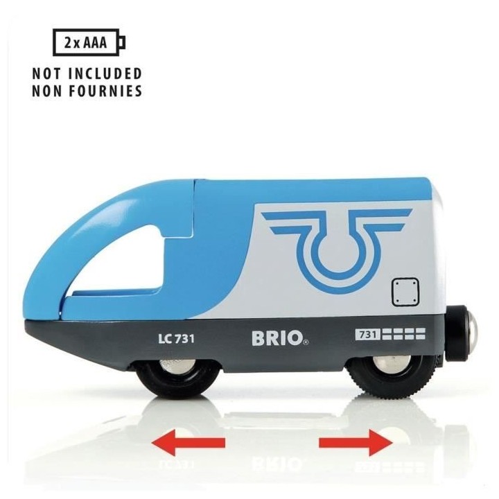 Brio World Circuit Plateforme Voyageurs - Coffret complet 42 pieces -