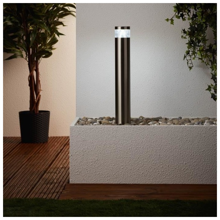 Potelet extérieur AVON - BRILLIANT - acier special/plastique LED 1x4W