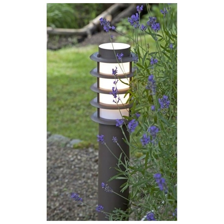 Borne d'extérieur LED H51cm Oskar - BRILLIANT - Marron Rouille - Desi