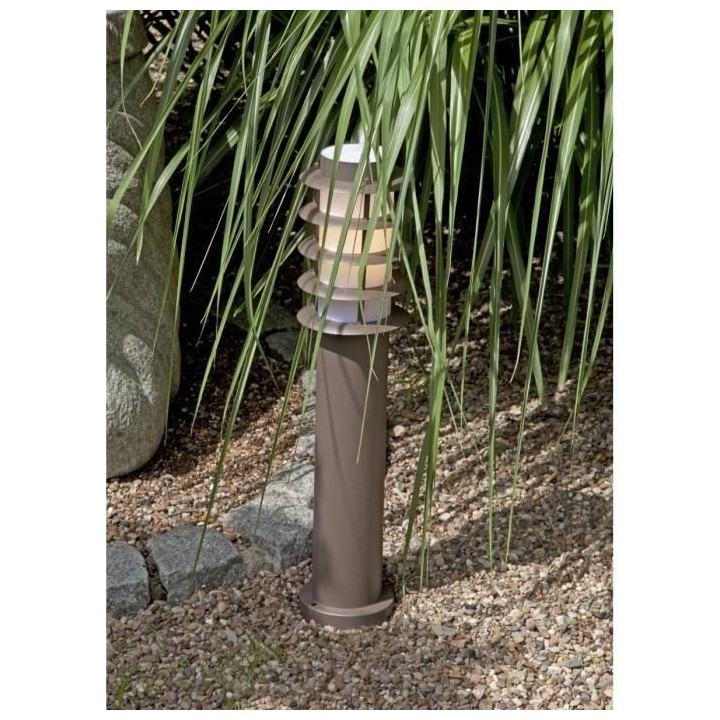 Borne d'extérieur LED H51cm Oskar - BRILLIANT - Marron Rouille - Desi