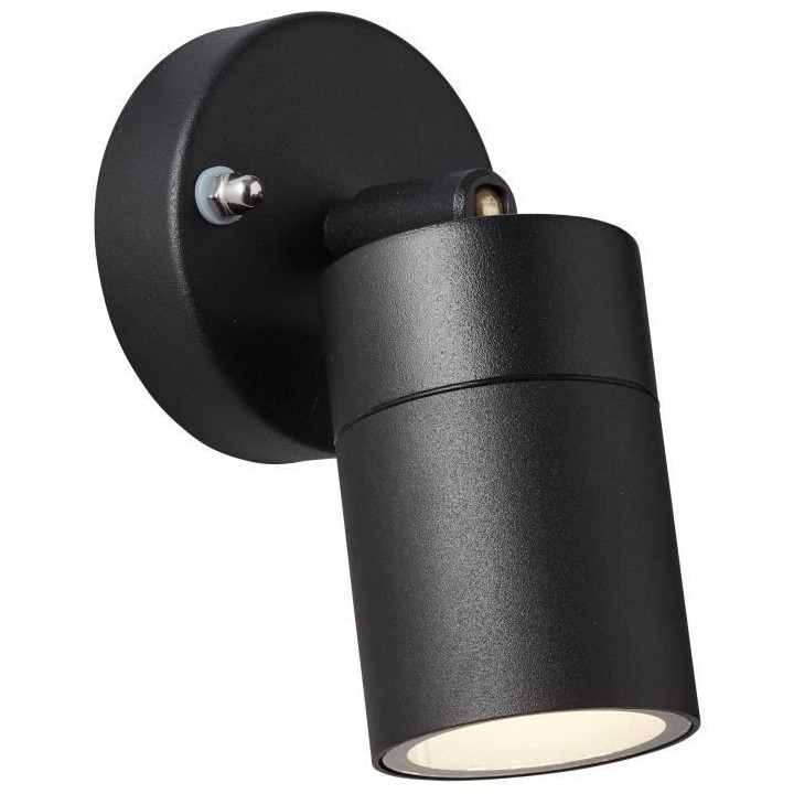 Applique extérieure - JANDY - noir - métal/verre - GU10 LED max 28W