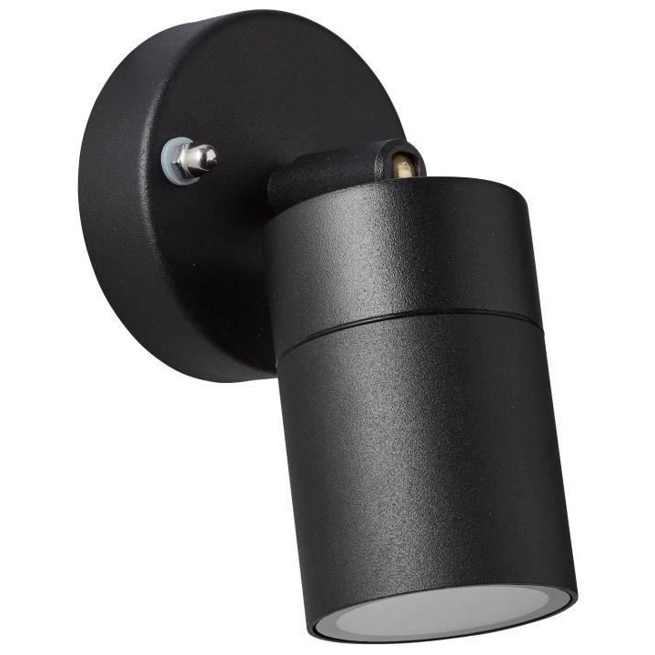 Applique extérieure - JANDY - noir - métal/verre - GU10 LED max 28W