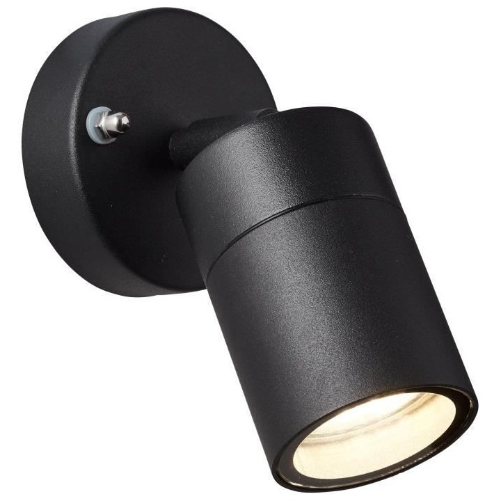 Applique extérieure - JANDY - noir - métal/verre - GU10 LED max 28W