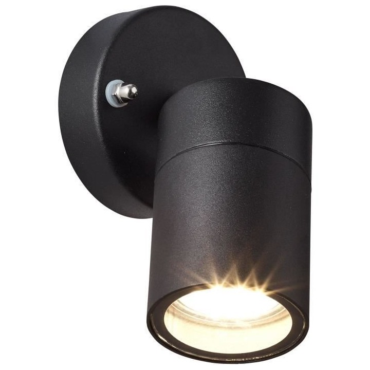 Applique extérieure - JANDY - noir - métal/verre - GU10 LED max 28W