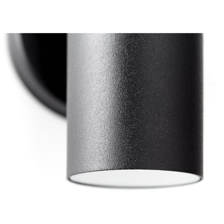 Applique murale extérieure JANDY 2L noir métal/verre - BRILLIANT - G