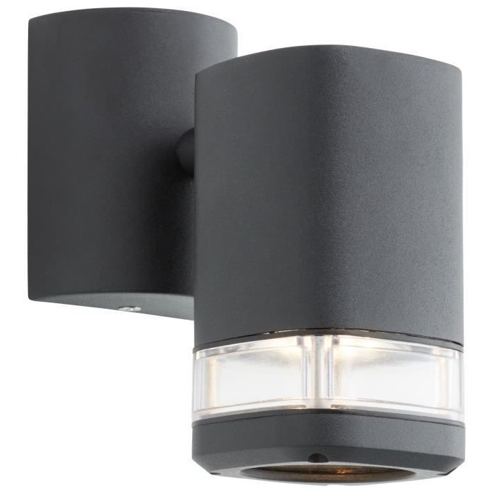 Applique extérieure - JANDY - noir - métal/verre - GU10 max 18W - IP