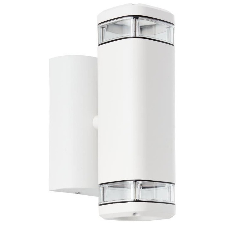 Applique extérieure - BRILLIANT - JANDY - Blanc - Métal/verre - GU10