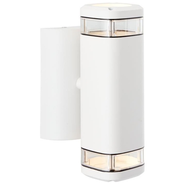 Applique extérieure - BRILLIANT - JANDY - Blanc - Métal/verre - GU10