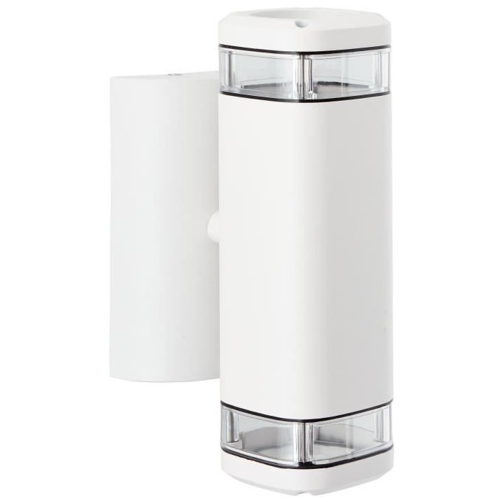 Applique extérieure - BRILLIANT - JANDY - Blanc - Métal/verre - GU10