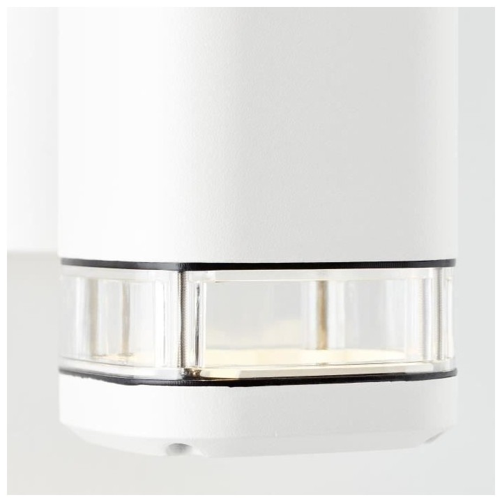 Applique extérieure - BRILLIANT - JANDY - Blanc - Métal/verre - GU10