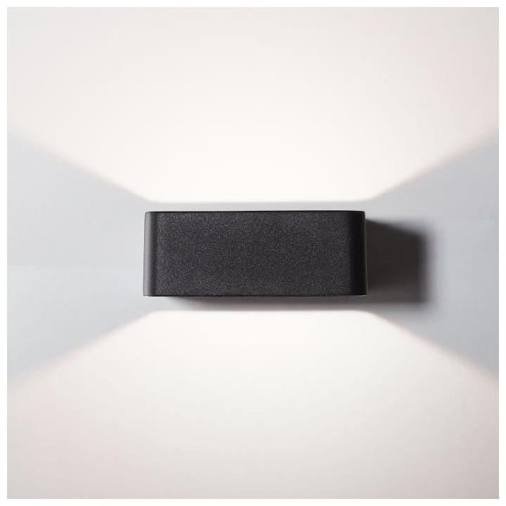 Applique extérieure - BRILLIANT - GOLDA - LED 7W 660lm 3000K - Noir