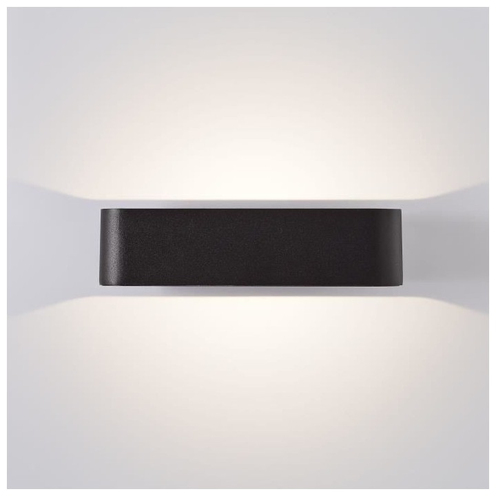 Applique extérieure - BRILLIANT - GOLDA - LED - Noir - IP54