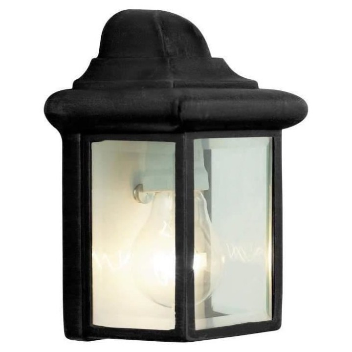 BRILLIANT Applique extérieure NISSIE noir E27 1x40W