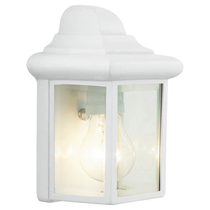 Applique murale extérieure NISSIE blanc E27 40W - BRILLIANT