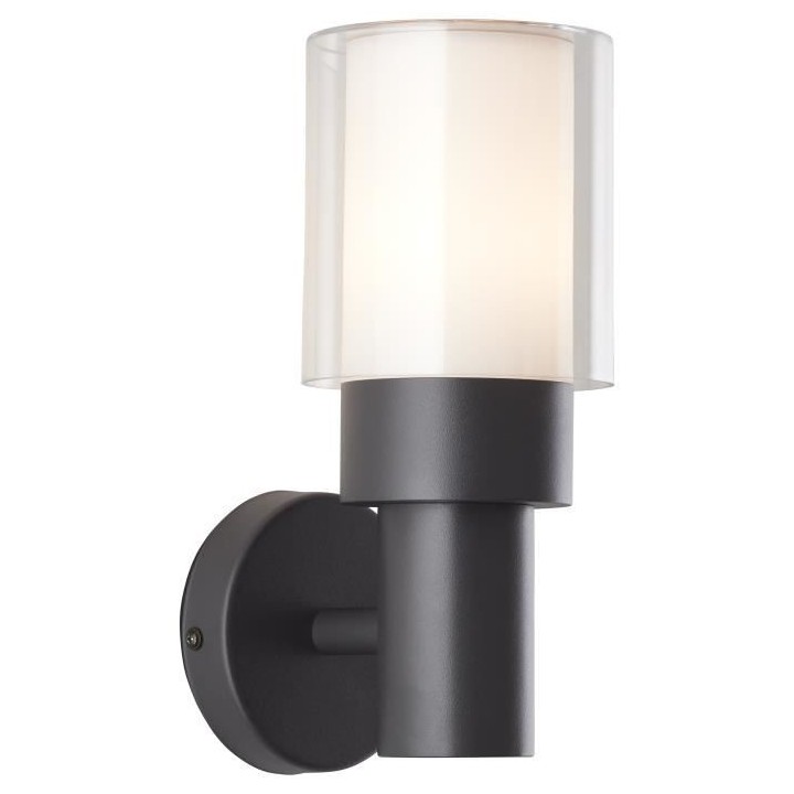 Applique extérieure BRILLIANT ARTHUS - couleur anthracite - métal/pl