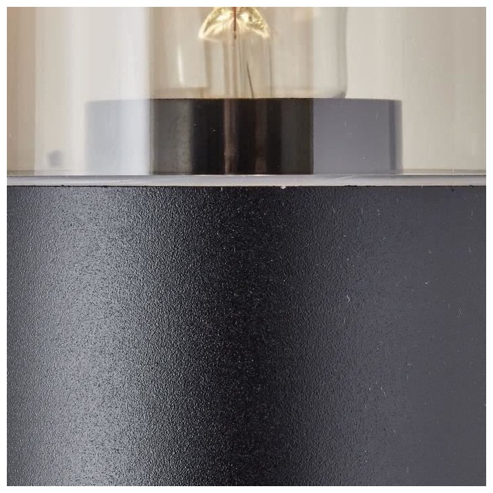 Applique extérieure SERGIORO - BRILLIANT - noir depoli - 2xE27 20W -