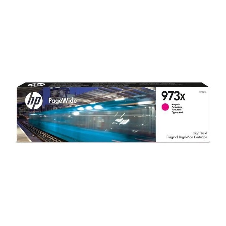 HP 973X Cartouche d'encre magenta PageWide grande capacité authentiqu