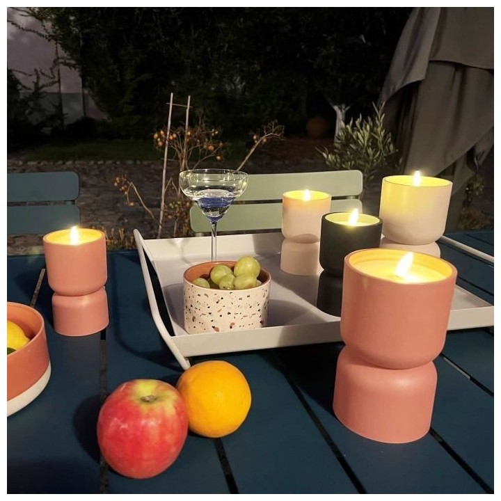 Lampe de table d'extérieur - BRILLIANT - LOVERE - Forme bougie - Plas