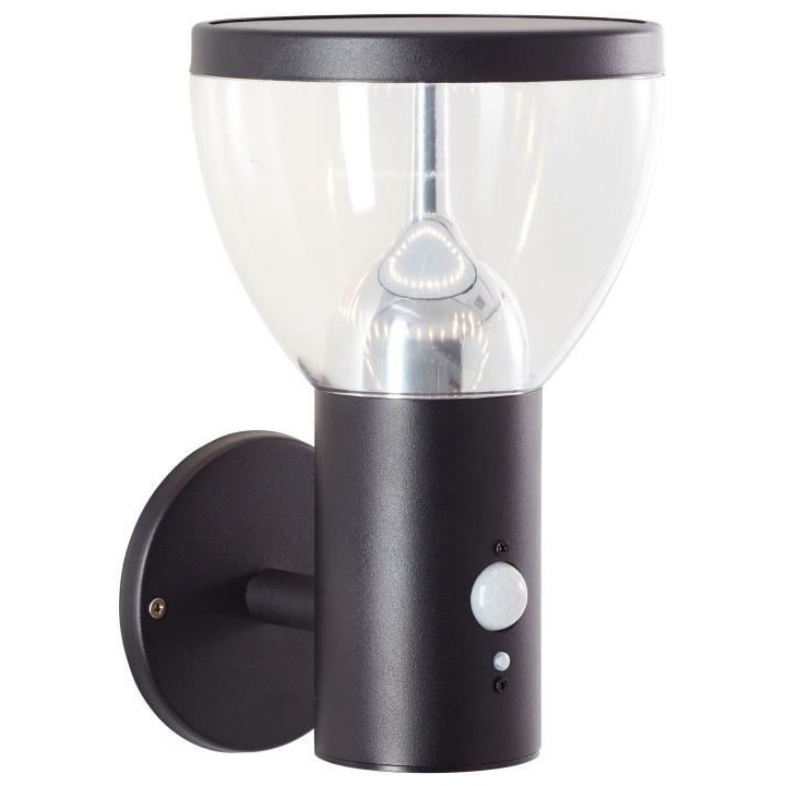 Applique extérieure - BRILLIANT - TULIP - LED et solaire - Détecteur