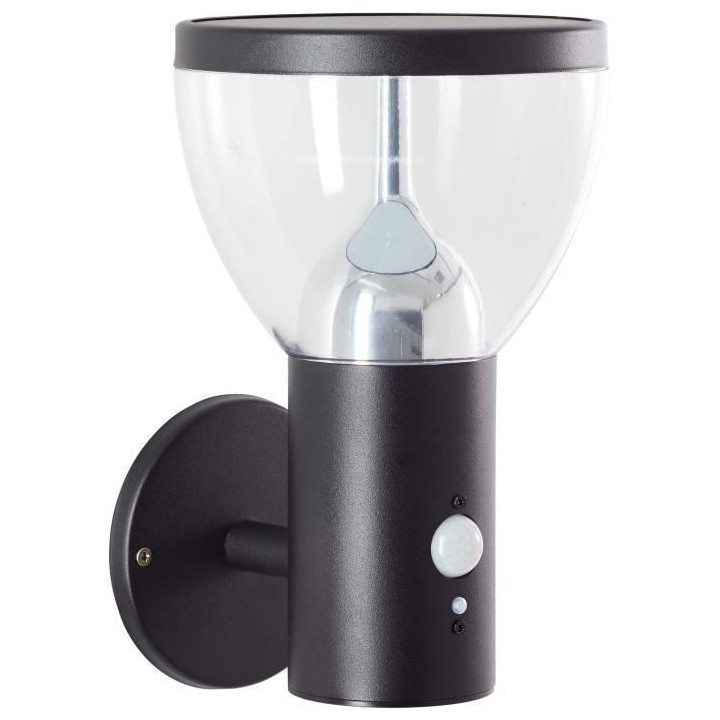 Applique extérieure - BRILLIANT - TULIP - LED et solaire - Détecteur